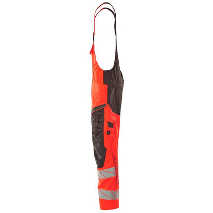 Latzhose, Knietaschen, Stretch-Einsätze Latzhose
