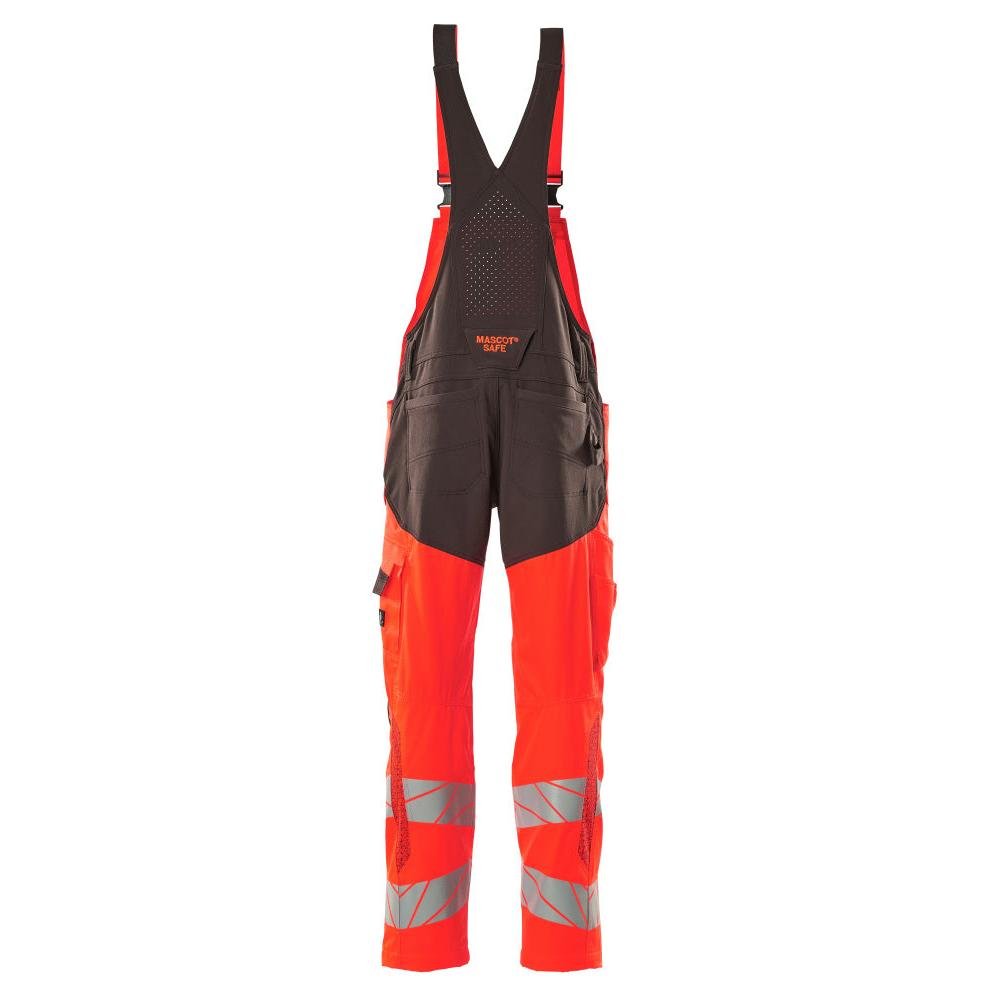 Latzhose, Knietaschen, Stretch-Einsätze Latzhose