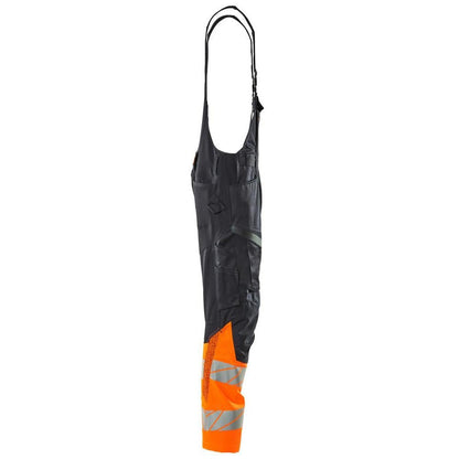 Latzhose, Knietaschen, Stretch-Einsätze Latzhose