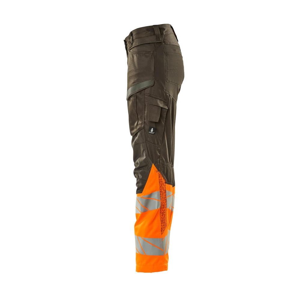 Hose, Damen,DIAMOND, Knietaschen,Stretch Hose