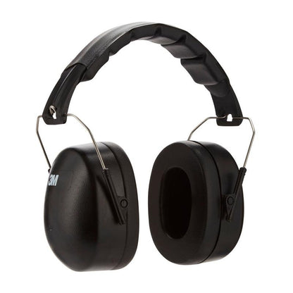 Der 3M™ Kapselgehörschützer mit faltbarem Kopfbügel 90563E bietet SNR 30 dB Schutz in Schwarz, mit gepolsterten Ohrmuscheln, verstellbaren Metallbügeln und sichtbarem 3M Logo. Die Packung enthält 1 Stück. Von 3M Deutschland GmbH.