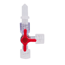 Dreiwegehahn rot