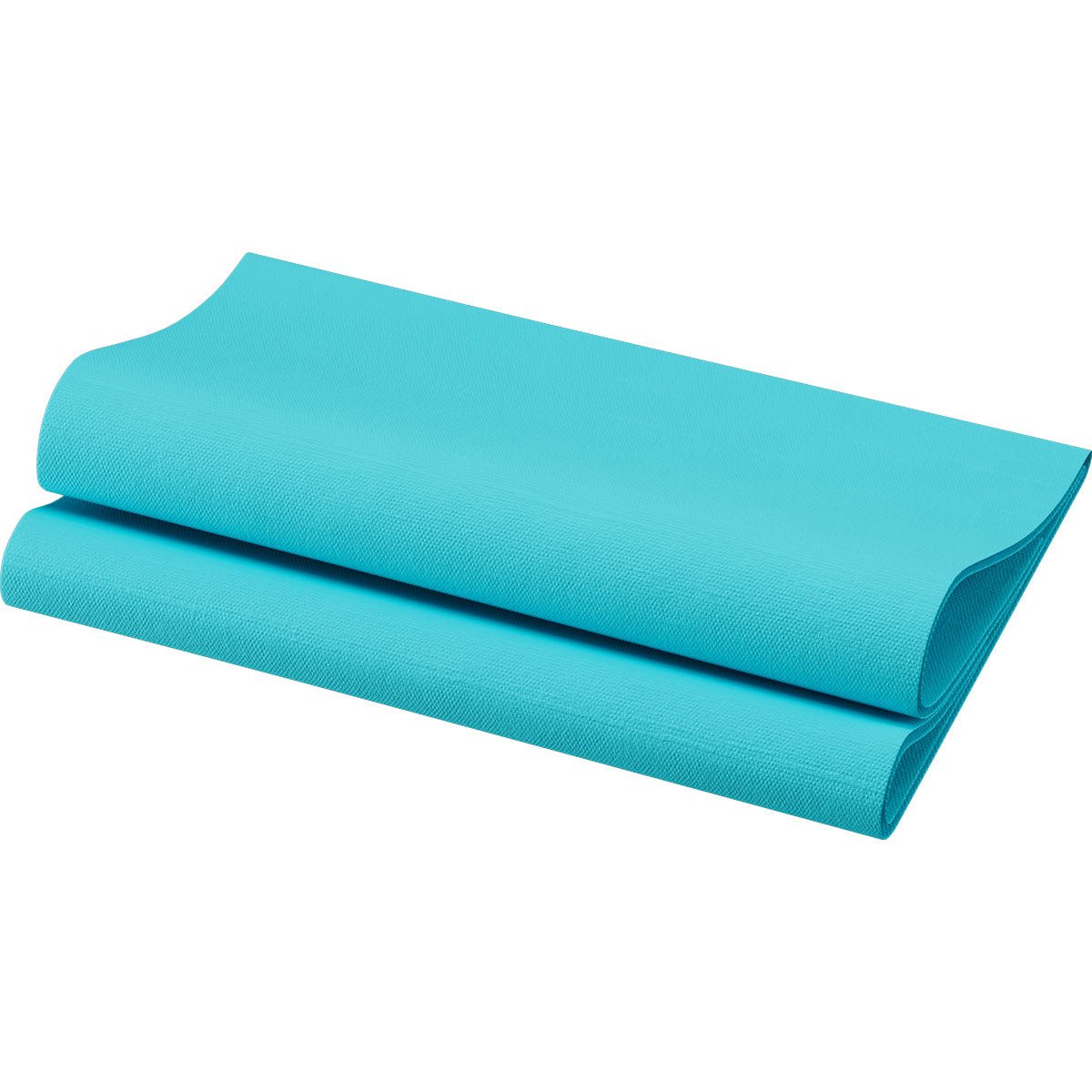 The napkin Bio-Dunisoft napkins 40 x 40 cm 1/4 fold from Duni GmbH is neatly folded and has a textured surface on a white background.