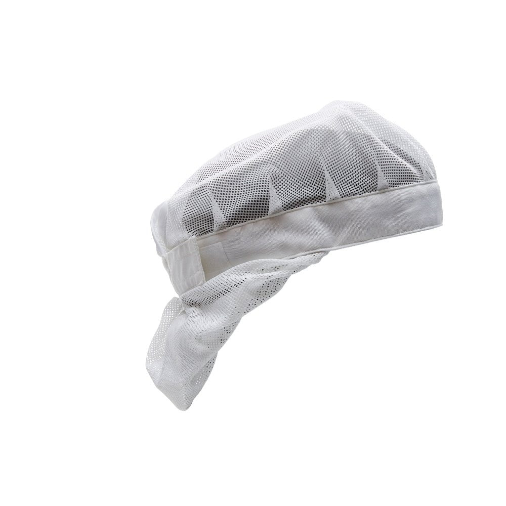 Haube mit Haarnetz Cap Größe ONE, weiss | Packung (1 Stück)