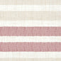 A woven fabric with beige and red stripes, separated by white, creates a rustic look - ideal for table decoration or in combination with high-quality paper napkins like Duni GmbH Zellt.-Serv. 40, 3-ply, 1/4 Rigato, bordeaux (250 napkins per pack).