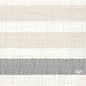A white background with three horizontal stripes of beige and black dots, thin grid lines, and a small oval "DUNI" logo presents the Duni GmbH tissue napkins 33x33 cm, 3-ply, Rigato black - pack of 50 napkins.