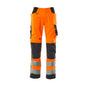 Trousers with knee pockets