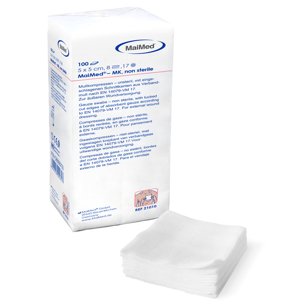 MaiMed-MK-unsteril Mullkompressen zu 100 St./Papiertüte
