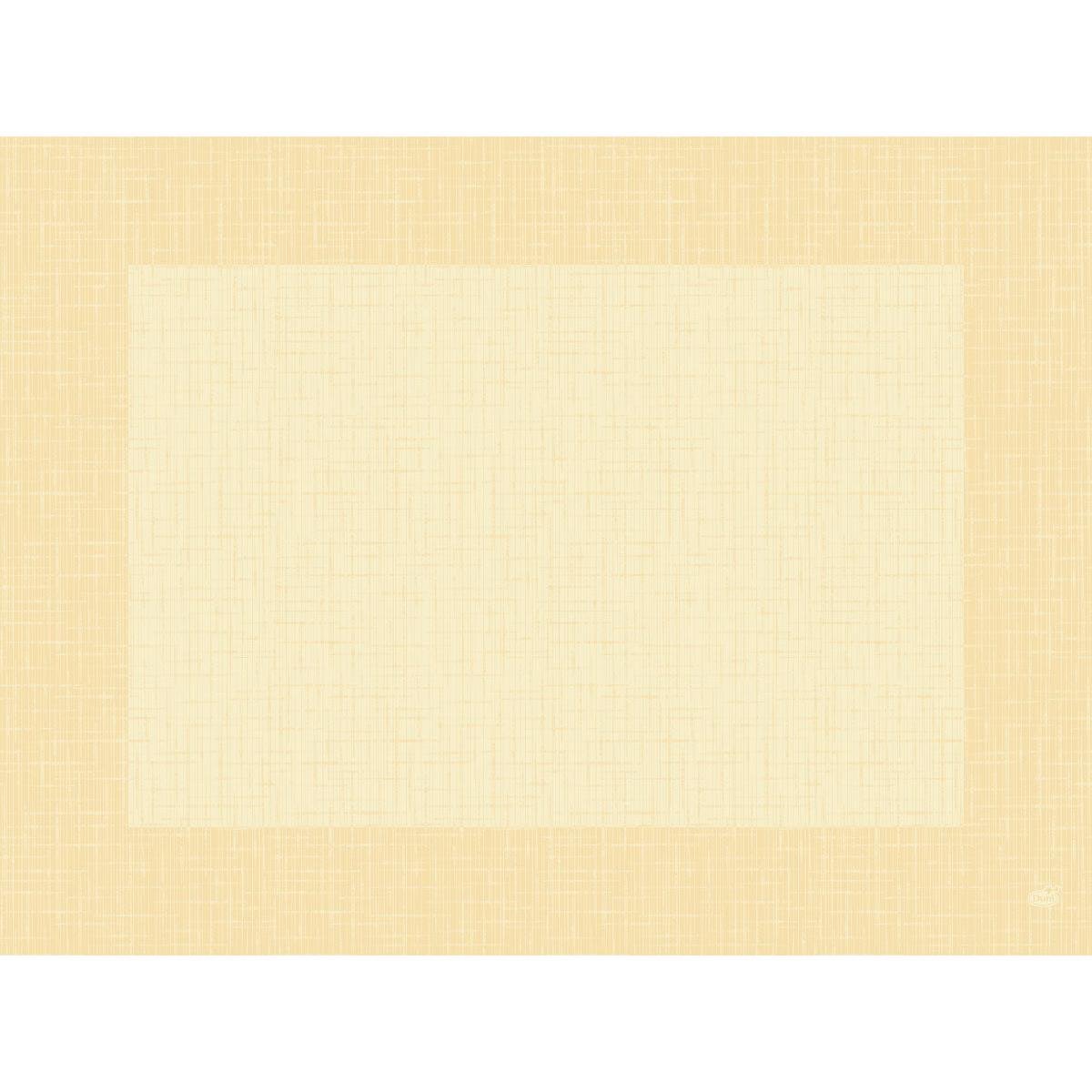 A rectangular beige certificate background with cross-hatching and a darker border - ideal for presenting awards related to Bio-Dunicel sets 30x40 Linnea cream by Duni GmbH (high-quality placemats, pack of 100 pieces). The center is free for your text.