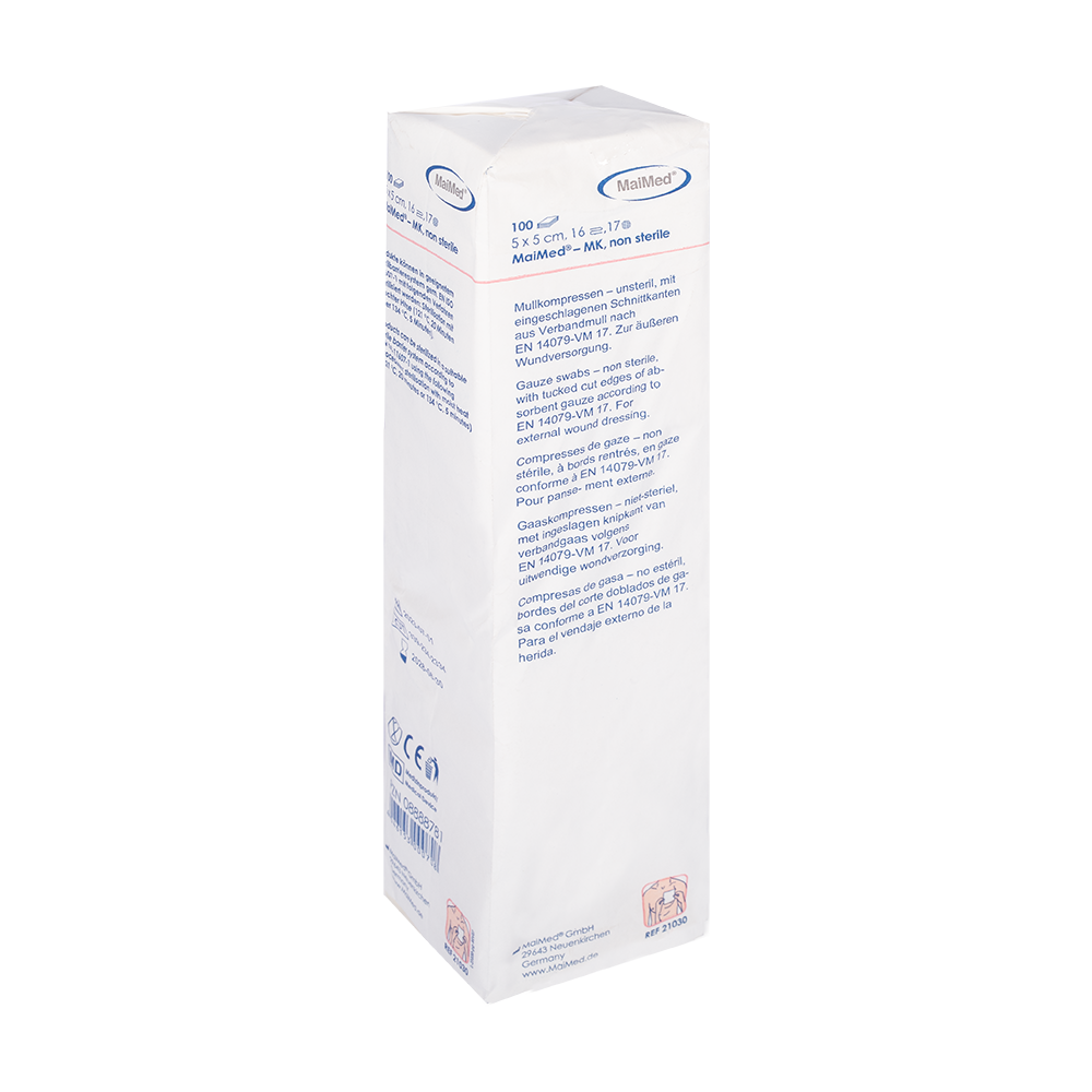 MaiMed-MK-unsteril Mullkompressen zu 100 St./Papiertüte