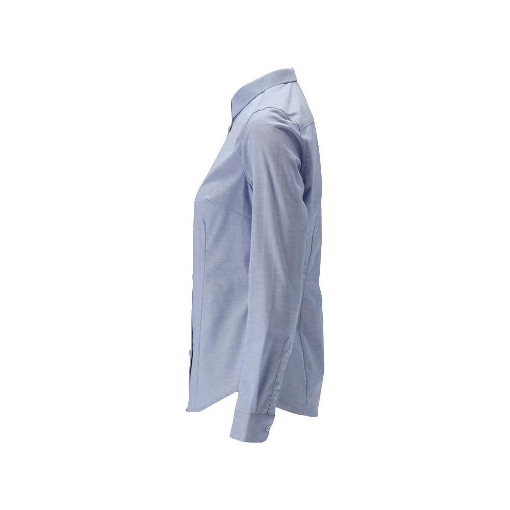 Shirt, modern women's fit, stretch women's blouse, light blue