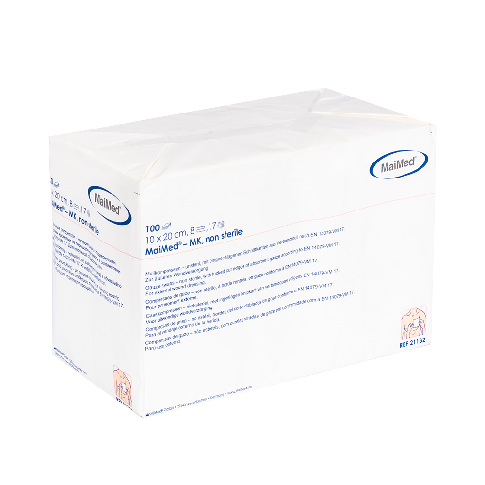 MaiMed-MK-unsteril Mullkompressen zu 100 St./Papiertüte