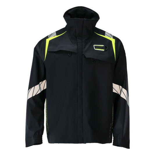 Soft Shell Jacke Soft Shell Jacke Multisafe, schwarzblau/hi-vis gelb