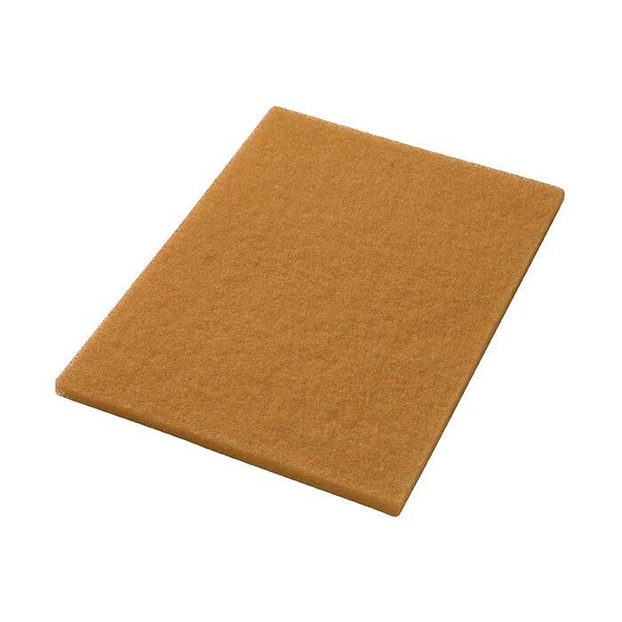 An orange TASKI Twister Utility hand pad from Diversey Deutschland GmbH & Co. OHG, designed for manual cleaning of hard-to-reach areas or for use with an edge cleaning machine, is shown against a white background. Package: 2 cartons.