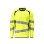 Sweatshirt, modern fit Sweatshirt Multisafe, hi-vis yellow/black-blue