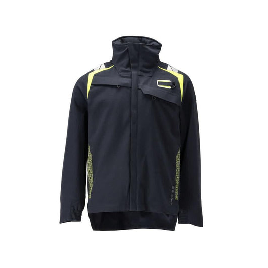 Hard Shell Jacke Jacke Multisafe, schwarzblau/hi-vis gelb