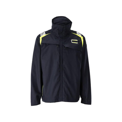 Jacke, Stretch-Einsätze Arbeitsjacke Multisafe, schwarzblau/hi-vis gelb