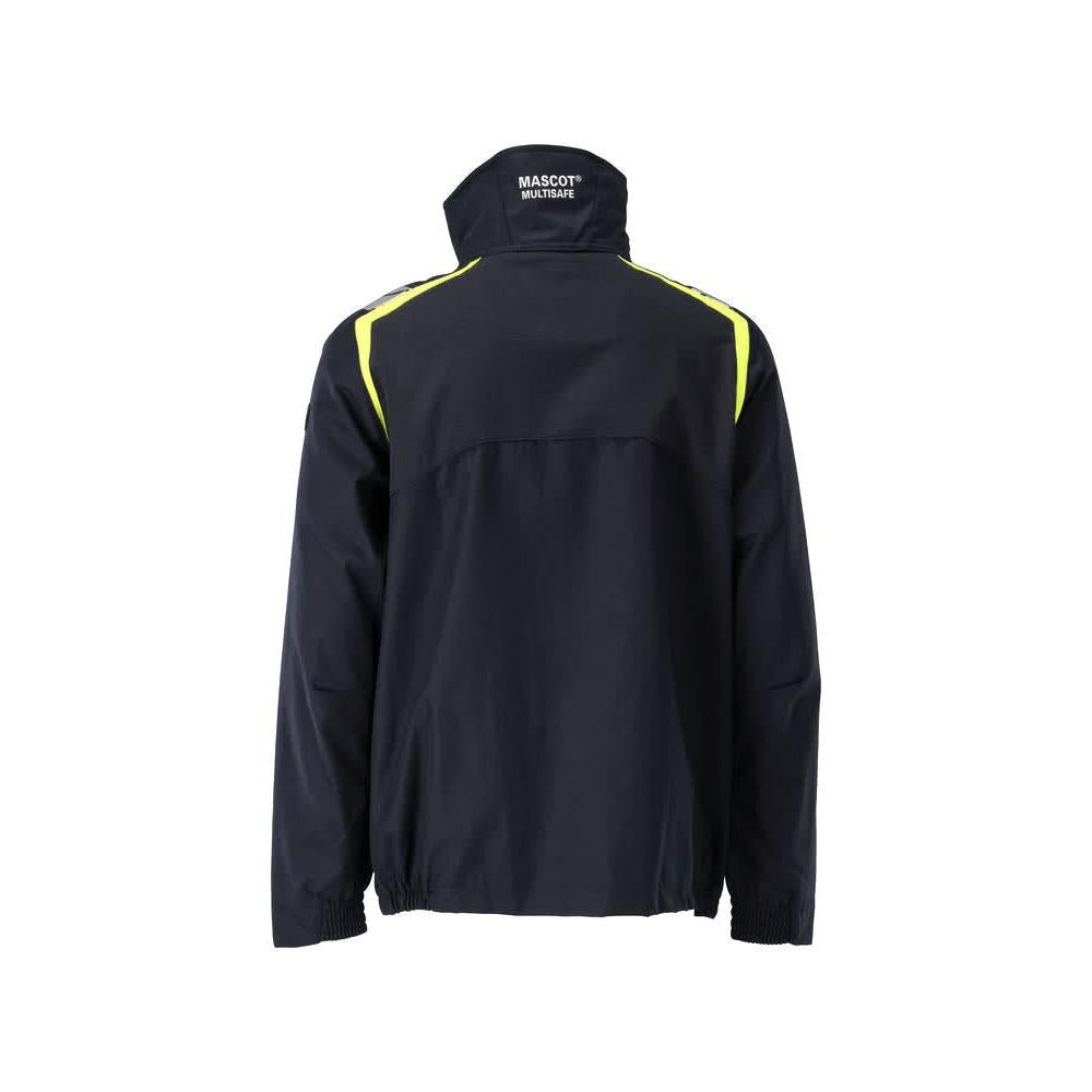 Jacke, Stretch-Einsätze Arbeitsjacke Multisafe, schwarzblau/hi-vis gelb