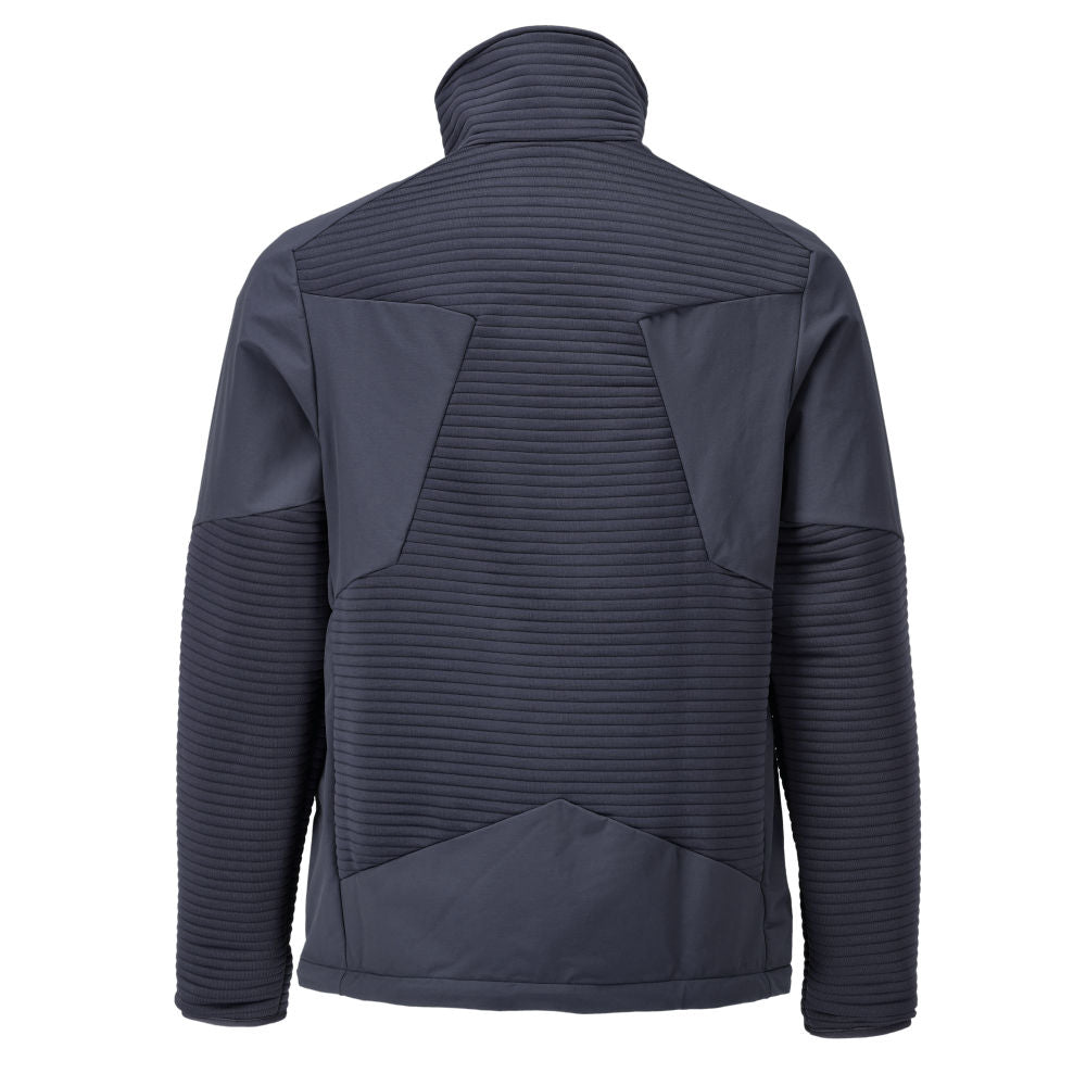 Fleece sweater, short zip, microfleece jacket lining