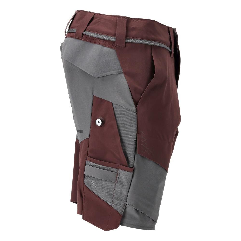 Shorts, Stretch, geringes Gewicht Shorts, bordeaux/anthrazitgrau