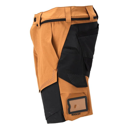 Shorts, Stretch, geringes Gewicht Shorts, nussbraun/schwarz