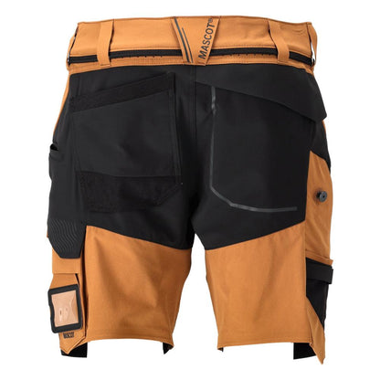 Shorts, Stretch, geringes Gewicht Shorts, nussbraun/schwarz