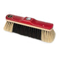 The Nölle Profi Brush indoor broom (28 cm, horsehair) from Nölle Profi Brush Broom & Brush Technology e.K. is a durable broom head for efficient indoor cleaning; handle not included. 1 piece, red wooden tip, black and beige bristles.