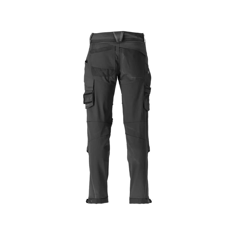 Hose,Knietaschen,strapazierfähig,Stretch Hose, schwarz