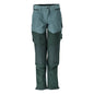 Hose mit Knietaschen, Damen Hose, helles waldgrün/waldgrün