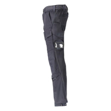 Hose, Knietaschen, Stretch, leicht Hose, schwarzblau