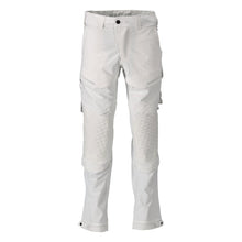 Hose, Knietaschen, Stretch, leicht Hose, weiss