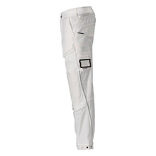 Hose, Knietaschen, Stretch, leicht Hose, weiss