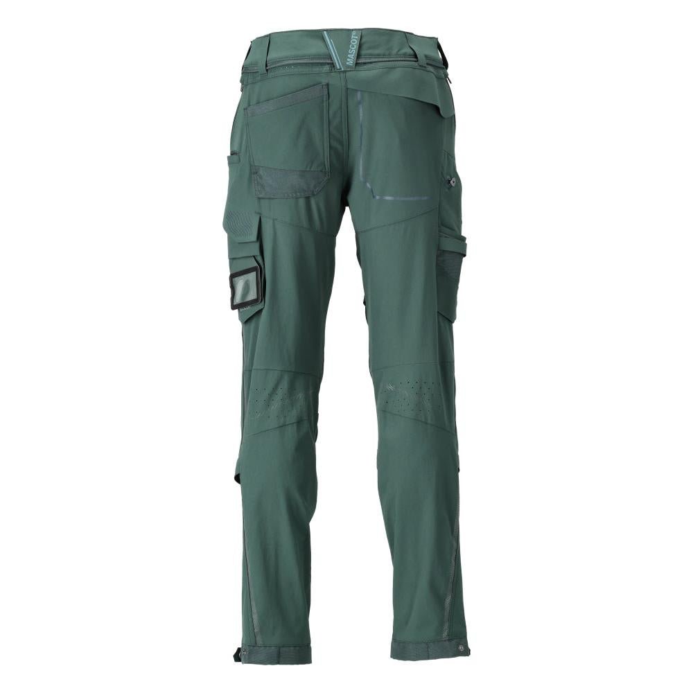 Hose, Knietaschen, Stretch, leicht Hose, waldgrün