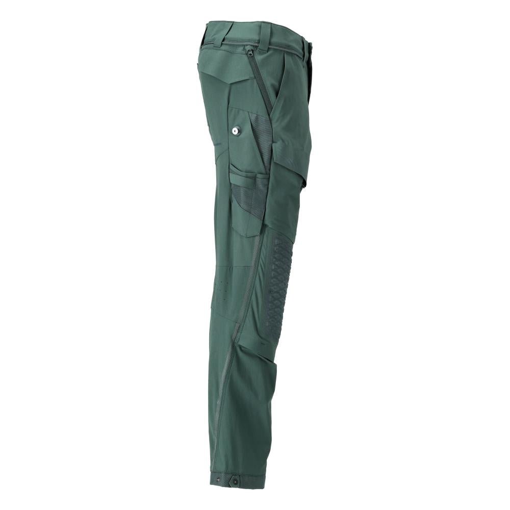 Hose, Knietaschen, Stretch, leicht Hose, waldgrün