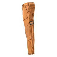 Hose, Knietaschen, Stretch, leicht Hose, Nussbraun