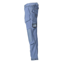 Hose, Knietaschen, Stretch, leicht Hose, steinblau