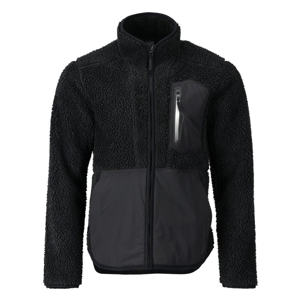 Faserpelz Jacke mit Reißverschluss Faserpelzjacke