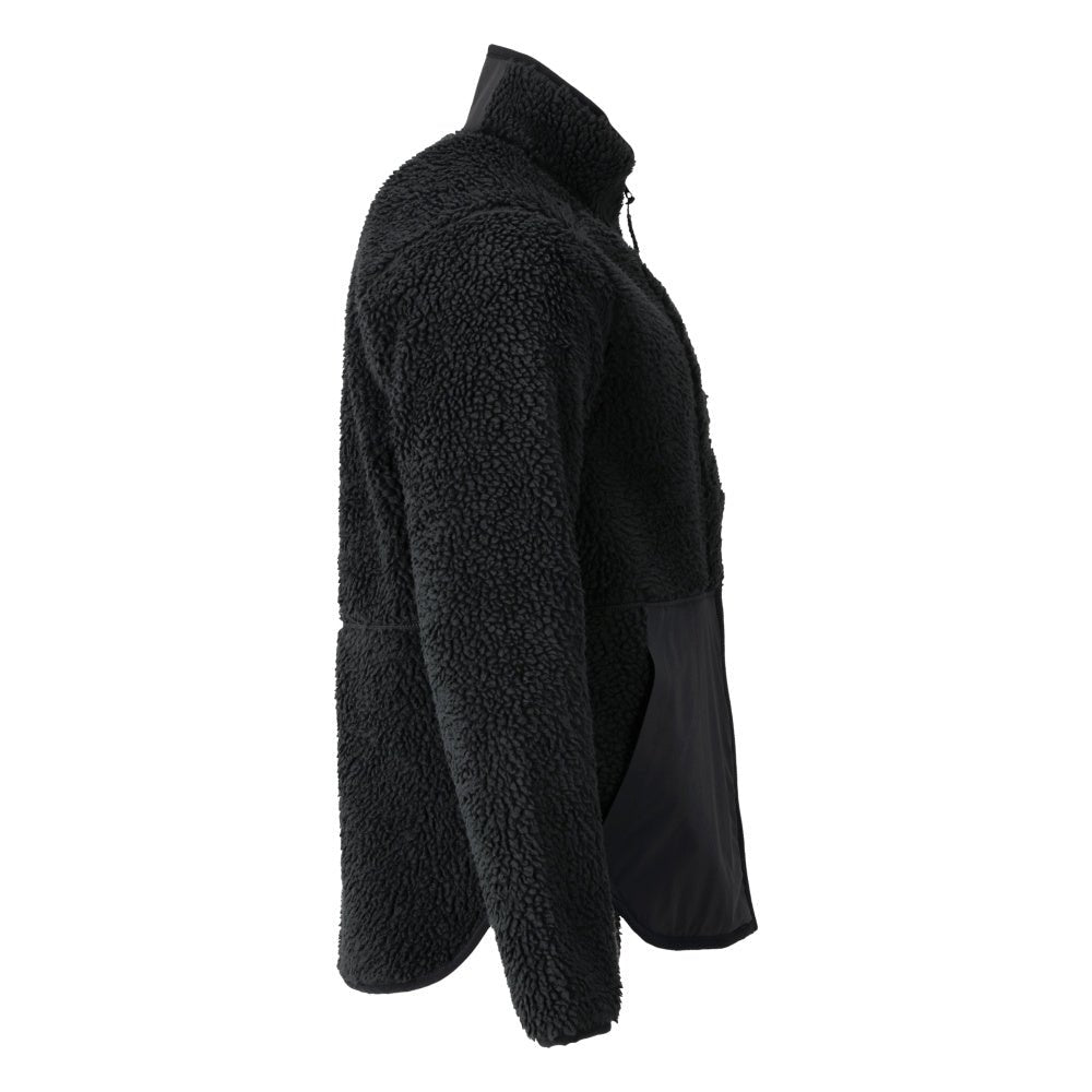 Faserpelz Jacke mit Reißverschluss Faserpelzjacke
