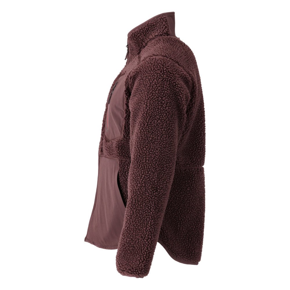 Faserpelz Jacke mit Reißverschluss Faserpelzjacke