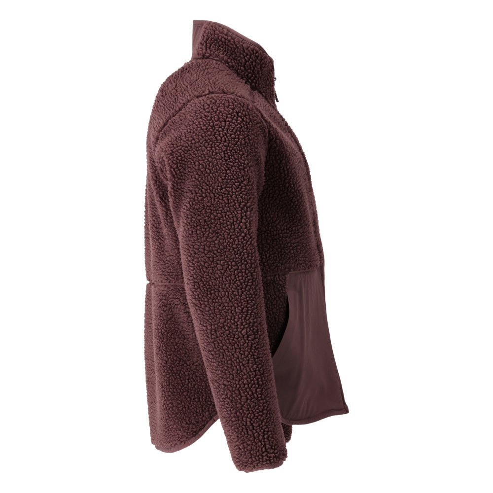 Faserpelz Jacke mit Reißverschluss Faserpelzjacke