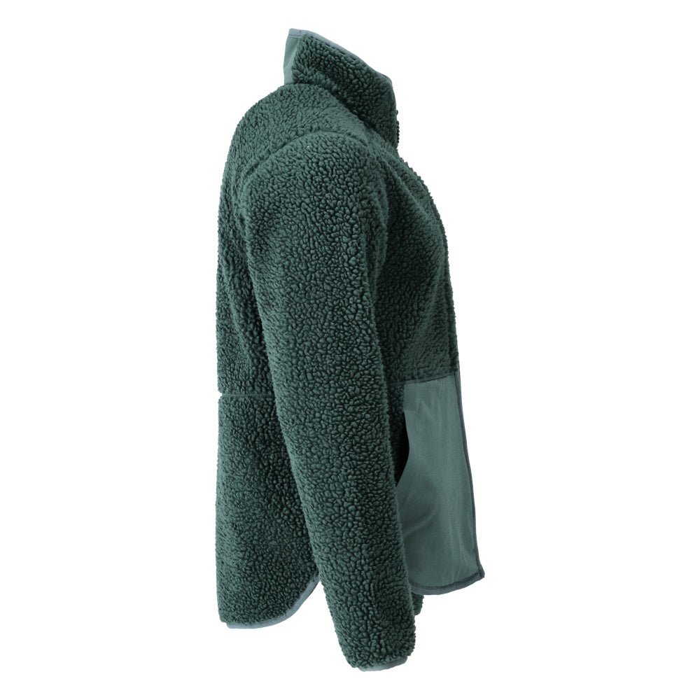 Faserpelz Jacke mit Reißverschluss Faserpelzjacke