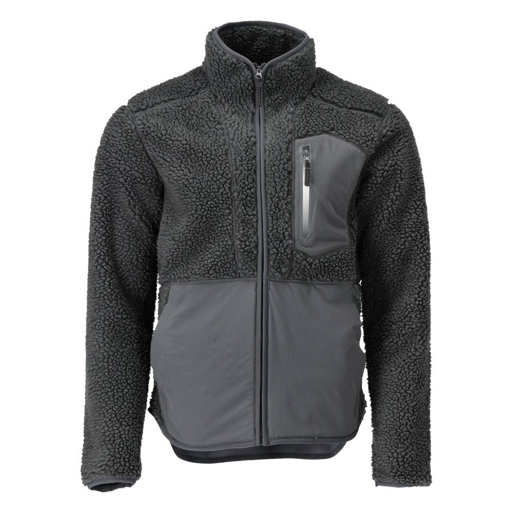 Faserpelz Jacke mit Reißverschluss Faserpelzjacke