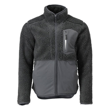 Faserpelz Jacke mit Reißverschluss Faserpelzjacke