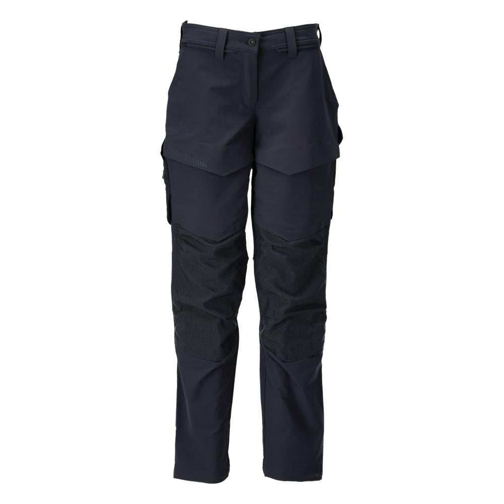 Hose mit Knietaschen, Damen Hose, schwarzblau