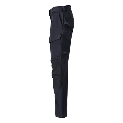 Hose mit Knietaschen, Damen Hose, schwarzblau