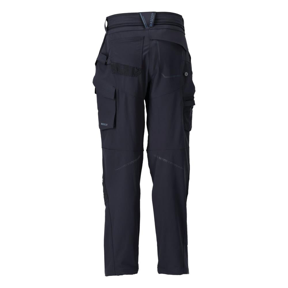 Hose mit Knietaschen, Damen Hose, schwarzblau