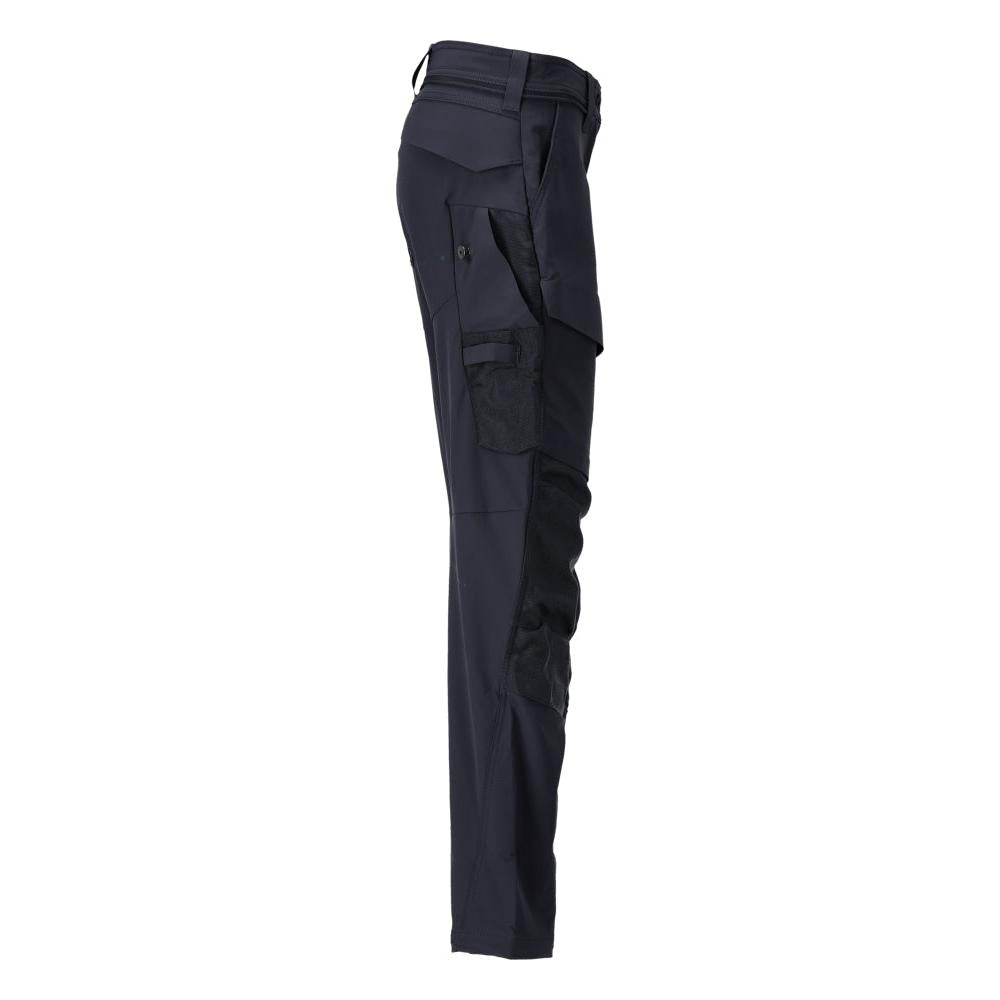 Hose mit Knietaschen, Damen Hose, schwarzblau