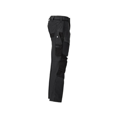 Pants with knee pockets, ULTIMATE STRETCH pants, black