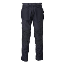Hose mit Knietaschen Hose, schwarzblau