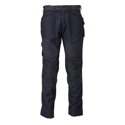 Hose mit Knietaschen Hose, schwarzblau